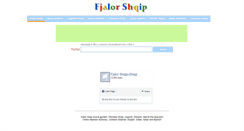 Desktop Screenshot of fjalorshqip.com